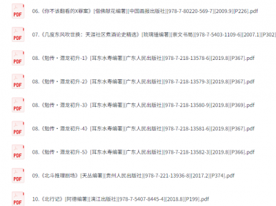 天涯论坛优质图书合集，曾经火爆一时的作品